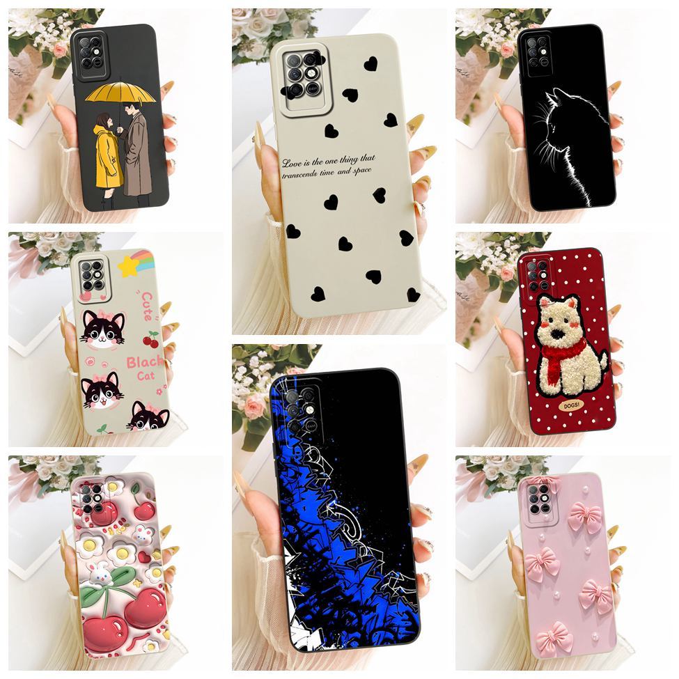 Dành Cho Infinix Note8 X692 Dành Cho Infinix Note 8 Vỏ Mèo Dễ Thương Sang Trọng Thời Trang Tình Yêu Ngộ nghĩnh Sơn Vỏ Silicon Chống Sốc