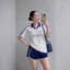 Sét Áo Thun Lạnh & Quần đùi gió Pompeche tập pickleball, cầu lông, tennis, golf mềm mát thoải mái vận động