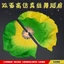 Quạt Khiêu Vũ Màu Gradient Xanh Vàng Người Lớn Trẻ Em Khiêu Vũ Hai Mặt Quạt Vuông Khiêu Vũ Xanh Vàng Quạt Khiêu Vũ
