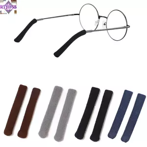 RTJIFSS 1 Cặp Kính Mắt Đền Đầu Tay, Bộ Trượt Kính Chống Trơn Trượt Đan Kính Mắt Giữ, Đầu Có Thể Tái Sử Dụng Kẹp Tai Làm Bằng Len Kính Chân Bộ Nơi Làm Việc