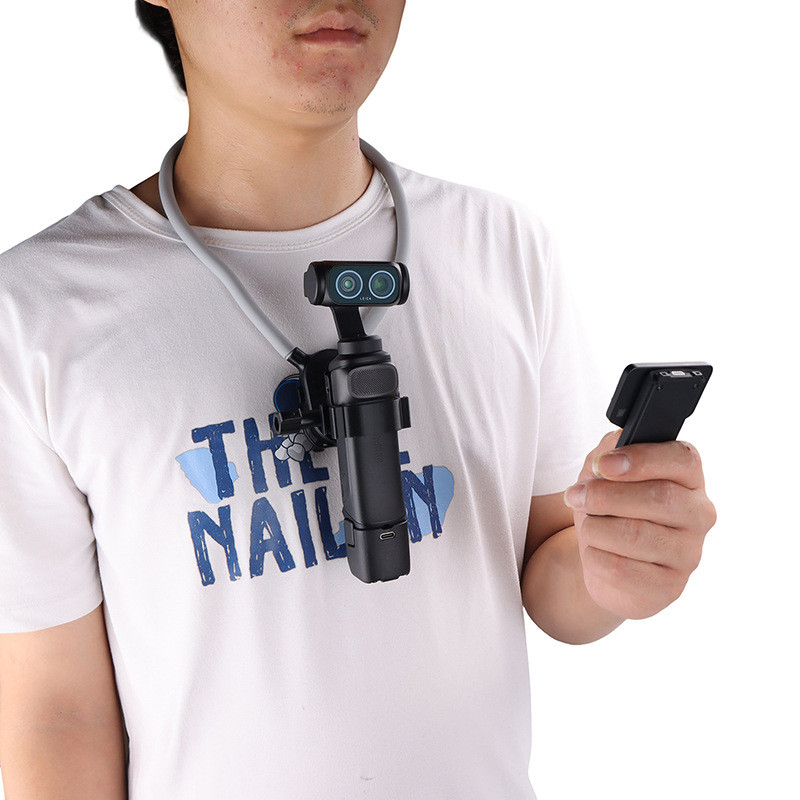Giá đỡ cổ cho Insta360 Luna Ultra, hoàn hảo để chụp ảnh POV góc nhìn thứ nhất