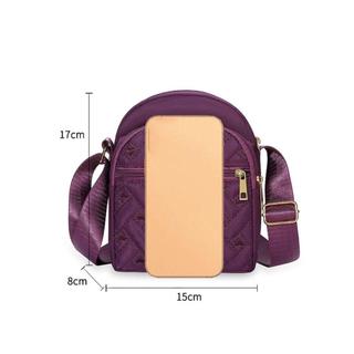 [Crush] Túi Messenger, Túi vuông nhỏ đa chức năng bằng Nylon, Túi điện thoại di động đeo chéo nhiều ngăn