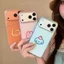 Ốp điện thoại mờ hình chú chó mèo cho iPhone 17 Pro Max 16 15 Pro Max Vỏ bảo vệ chống sốc