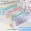 # HB # Pastel Lưới Trong Suốt Dây Kéo Túi Đựng Bút Chì Dung Tích Lớn Nhìn Xuyên Qua Túi Văn Phòng Phẩm Cho Kỳ Thi Trường Học Lưu Trữ Văn Phòng.