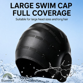 [COD] Mũ Bơi Silicone Dùng Được Cho Người Lớn Nam Nữ Ngăn Nước - Bịt Tai - Chùm Búi Tóc