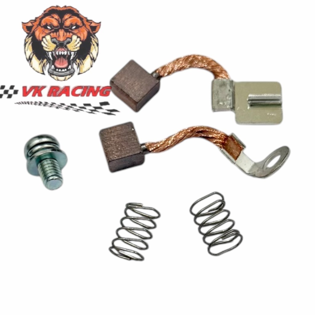 Chổi than đề loại tốt Ya sirius cơ - si fi - jupiter cơ - ju fi - exciter135 - ex150 - nouvo 4-5-6