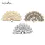 AqToCna 100 Chiếc Hoa Filigree Phụ Kiện DIY Kim Loại Thủ Công Đầu Nối Để Làm Đồ Trang Sức AqToCna