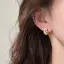 LUImo 1 Cặp Hợp Thời Trang Nhẹ Bông Tai Trái Tim Sang Trọng Cho Nữ Cô Gái Thời Trang Tính Khí Đơn Giản Bông Tai Bông Tai Trang Sức Phụ Kiện Quà Tặng SBS
