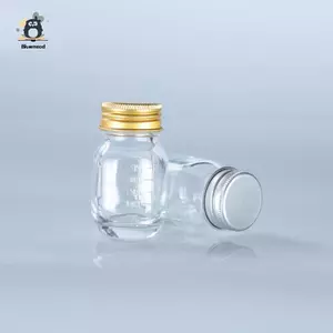 1 Chai Thủy Tinh Nhỏ 30ml Có Nắp Chai Thuốc Bột Chống Rò Rỉ Viên Chai Thủy Tinh Có Thể Đổ Lại Mới