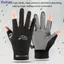 Bluelover Găng Tay Mùa Hè Nữ Mỏng Ice Silk Chống Tia Cực Tím Sương Ngón Tay Màn Hình Cảm Ứng Lái Xe Chống Trơn Trượt Găng Tay Thoáng Khí Mới