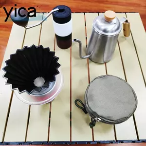 Túi Bảo Quản Lọc Cà Phê YICA, Hộp Lọc Giấy Cà Phê Di Động Có Thể Tái Sử Dụng, Giấy Lọc Hình Bánh Vải Chống Thấm Nước Xanh Lọc Cà Phê Túi Bảo Quản Giấy Sử Dụng Tại Nhà