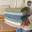 Giả Cashmere Mềm Mại Waxy Kẻ Sọc Khăn Nữ Mùa Đông Cao Cấp Thời Trang Dày Ấm Khăn Choàng 6.21