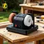 Máy đánh bóng băng ghế nhỏ DIY Lapidary Thiết bị để làm việc bằng kim loại tại nhà