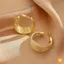 1 Đôi Bông Tai Hình Học Kim Loại Phóng Đại Cho Nữ Bông Tai Thời Trang Cá Tính Đơn Giản Trang Sức Cưới Quà Tặng Sinh Nhật Mới