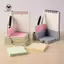 Hộp đựng giấy dán ghi chú Memo Pad, dành cho hộp đựng giấy dán 3x3 / Note kèm mẫu màu xám