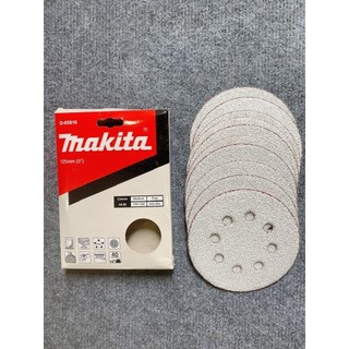 Nhám tròn đế lông 125mm độ hạt 40-400 Makita (Hộp 10 tờ)
