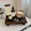 Khay đựng nước hoa hương liệu COCODECOVED, Khay đựng đồ trang sức dung tích lớn hình chữ nhật, Giá đỡ chìa khóa bằng gỗ trang trí bền bỉ Chống đỡ chụp ảnh