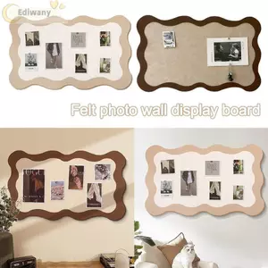 Bảng nỉ EDIWANY, Nhãn dán tường ảnh không khoan 60x40cm, Thời trang tự dính Dễ dàng cài đặt Bảng tin Phòng khách Trang trí bàn làm việc phòng ngủ