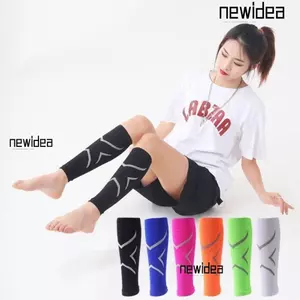 NEWIDEA 1 Cặp Tay Nén Chân, Chống Tia UV Thoáng Khí Bắp Chân Nén Tay, Thấm Hút Co Giãn Nén Phù Hợp Với Thiết Kế Không Chân Bê Nẹp Unisex