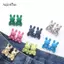 AqToCna 1 Cặp Nút Có Thể Tháo Rời Thỏ Kim Loại Thắt Lưng Nút Có Thể Điều Chỉnh Eo Kẹp Chân Cho Nữ Váy Quần Jean DIY Quần Áo Phụ Kiện AqToCna
