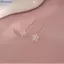 Bluelover Đơn Giản Thanh Lịch Bông Tuyết Dây Xích sel Tòn Ten Bông Tai Hàn Quốc Tòn Ten Tai Trang Sức Mùa Đông Phụ Kiện Giáng Sinh Quà Tặng Mới