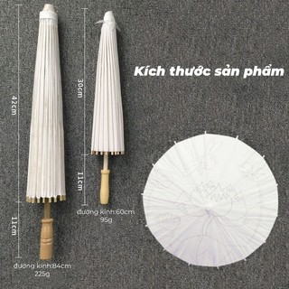 Dù Ô Giấy Cổ Điển Trung Quốc - Handmade Nan Tre, Chụp Ảnh Áo Dài, Cưới Hỏi & Lễ Hội