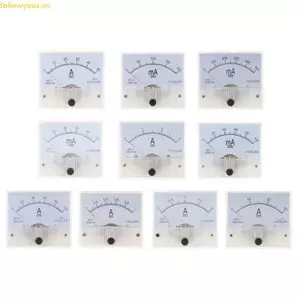 Máy đo bảng điều khiển dòng điện tương tự Fol Máy đo Ampe để kiểm tra mạch ô tô