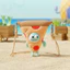 Bán chạy [Chính hãng] SpongeBob SquarePants Biqibao Cư dân Túi đeo chéo đầu lớn Vui nhộn Fluffy Bier Túi đeo chéo sang trọng Quà tặng