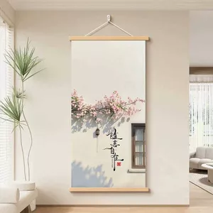 Tất Cả Các Cách Hoa Chữa Bệnh Hoa Tranh Treo Tường Văn Học Đơn Giản Phòng Khách Treo Tường Phòng Ngủ Khẩu Hiệu Tranh Trang Trí Cuộn Tranh Treo Tường 6.24