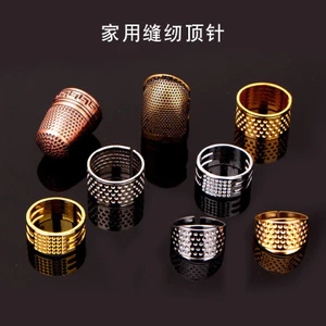 Kim Loại Đồng Thimble Handmade DIY Cross Stitch May Công Cụ Chống Dính Hộ Gia Đình Cổ Dày Thimble 6.25 WVBR