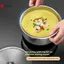 Bát Trứng Hấp Bằng Thép Không Gỉ Ramen Cơm Salad Trái Cây Bát Có Nắp Cốc Canh Hộp Đựng Thực Phẩm Nhà Bếp Bộ Đồ Ăn VN