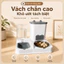 Máy Ăn Uống Tự Động Cho Mèo Chó – tích hợp ăn uống, Dung Tích Lớn 2L, Chống Kẹt Hạt – PP an toàn, cửa sổ quan sát