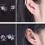 5 Cặp Mini Trong Suốt Nhựa Tai Ngôi Sao Tai Sti Dành Cho Nữ Chống Dị Ứng Earlobe Bảo Trì Cần Bông Tai Trang Sức