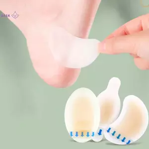 5 Miếng dán bảo vệ gót chân Gel Miếng dán chân Miếng dán vỉ dính Hydrocolloid gót chân lót giày Stiers Giảm đau Thạch cao Chăm sóc bàn chân