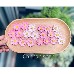 Hoa mai handmade làm từ giấy màu Mỹ thuật