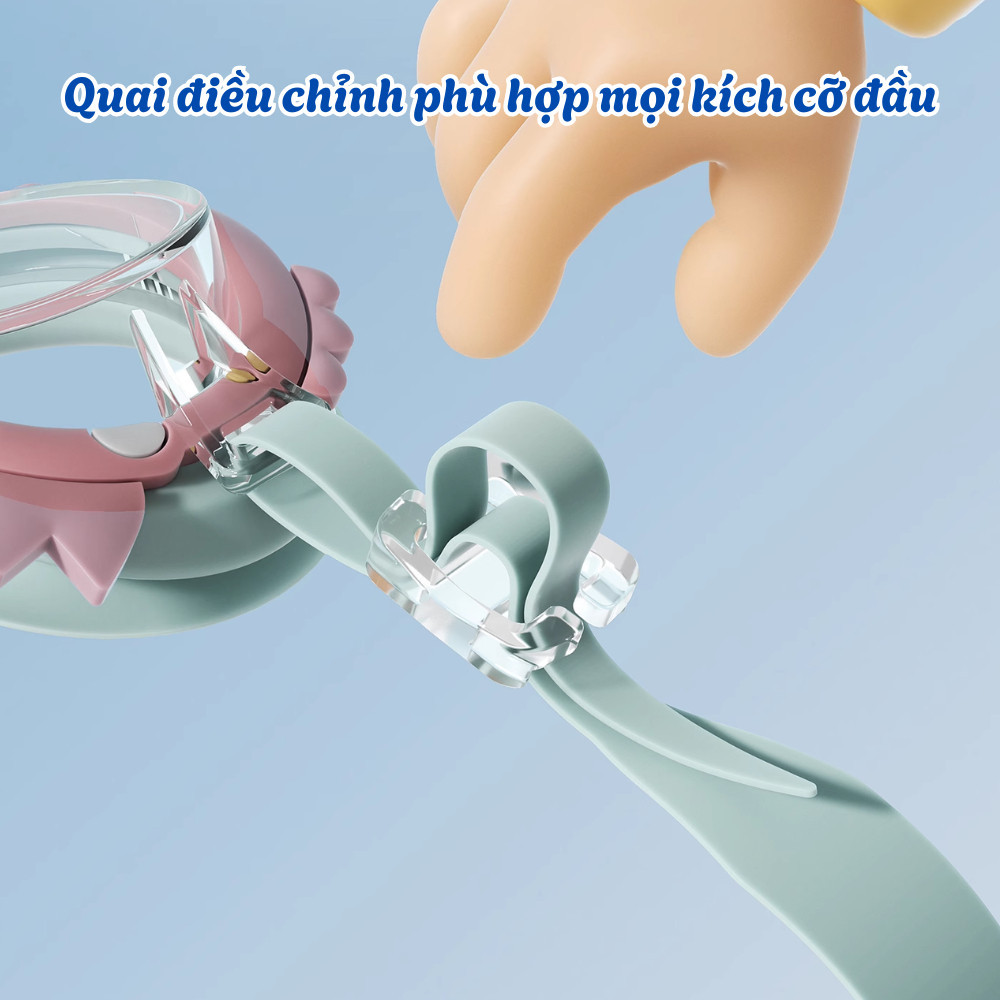 [NHIỀU MẪU] Kính Bơi Trẻ Em Hoạt Hình Chống Nước Chống Sương Mờ Cho Bé Trai Bé Gái 2-8 Tuổi HOMIE