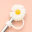 Nắp Ống Hút Thủy Tinh Chống Bụi Cắm Silicon Đường Kính Ngoài 8MM304 Nắp Thép Không Gỉ Cắm Hoạt Hình Ống Hút Cốc H7CX