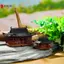 Tượng nhỏ Pavilion Cây cảnh Nament Trang trí sân vườn Tượng phong cảnh vi mô Mô hình Gazebo Zen Đồ dùng sân vườn Sân Roery VN