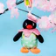 HK1 Pingu Plushie Cherry Blossom Series Sang Trọng Móc Khóa Sakura Dễ Thương Trang Điểm Chim Cánh Cụt Túi Charm KH1