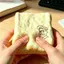 CODECOVED Grandpa Toast Squishy Toy, Moist Dày Ngón Tay Hút Mô Phỏng Bánh Mì Nướng Bóp, Xốp Sáng Tạo Kết Cấu Mềm Mại Đồ Chơi Thần Tài Cảm Giác Tăng Chậm