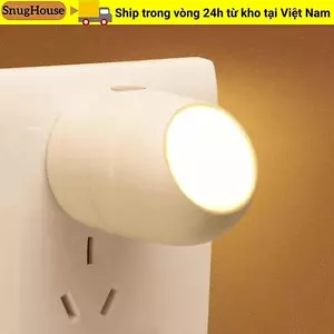 Đèn ngủ LED SNUGHOUSE, 360° Xoay Cảm Biến Cắm Đèn Ngủ, Tiết Kiệm Năng Lượng Mini Bảo Vệ Mắt Kích Hoạt Mini Đèn Ngủ Hành Lang
