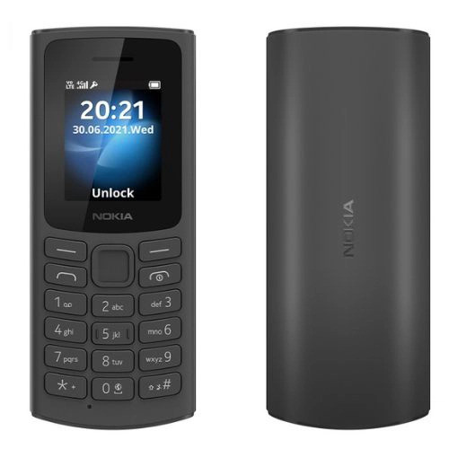 Điện thoại Nokia 105 4G máy 2 sim pin trâu loa to sóng khỏe cho người già máy phụ