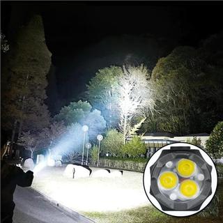 Đèn pin bền lâu, điều chỉnh độ sáng nhiều cấp, chống nước, có thể dùng làm pin dự phòng, sạc qua cổng USB.