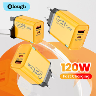 Elough 120W Cổng Kép Sạc Điện Thoại Di Động PD Loại C Sạc Nhanh Treo Tường Bộ Chuyển Đổi Nguồn Điện