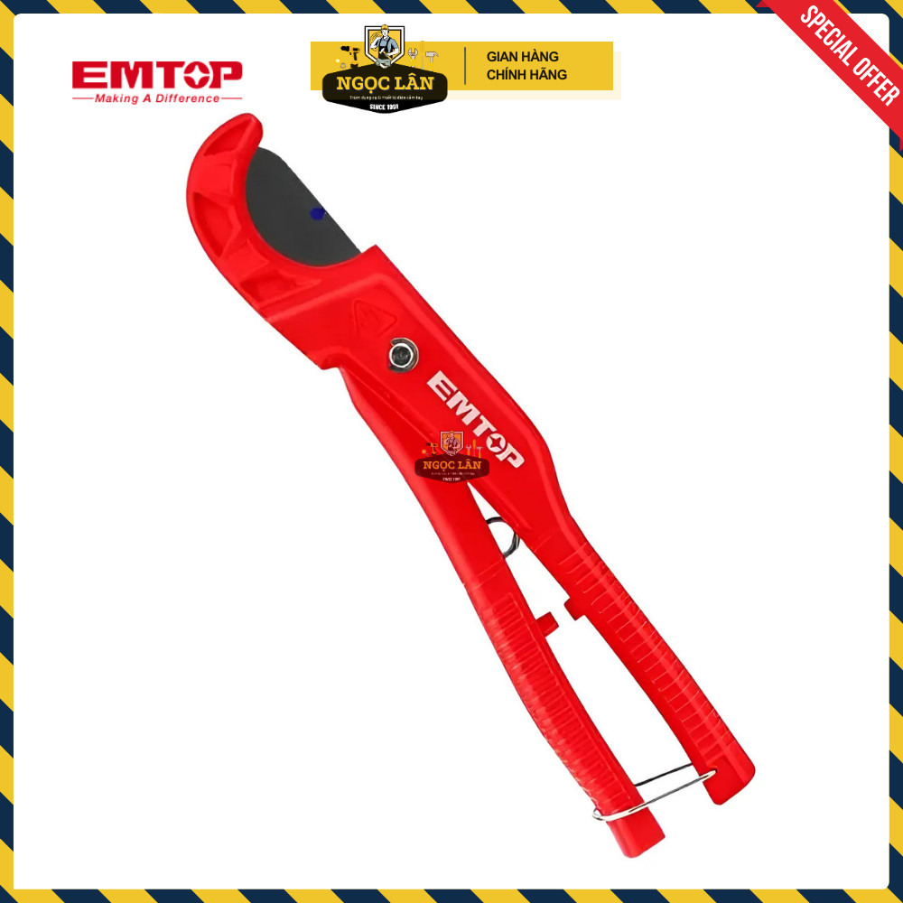 [Chính hãng TOP] Kéo Cắt Ống, Dao Cắt Ống EMTOP 3-35mm, phủ teflon nhỏ gọn cao cấp