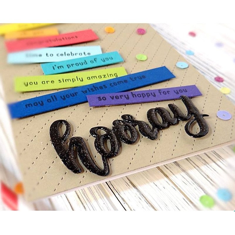 Hoan hô! Khuôn cắt kim loại bằng thép carbon Mẫu DIY dập nổi và tạo hoa văn cho scrapbook album và thiệp