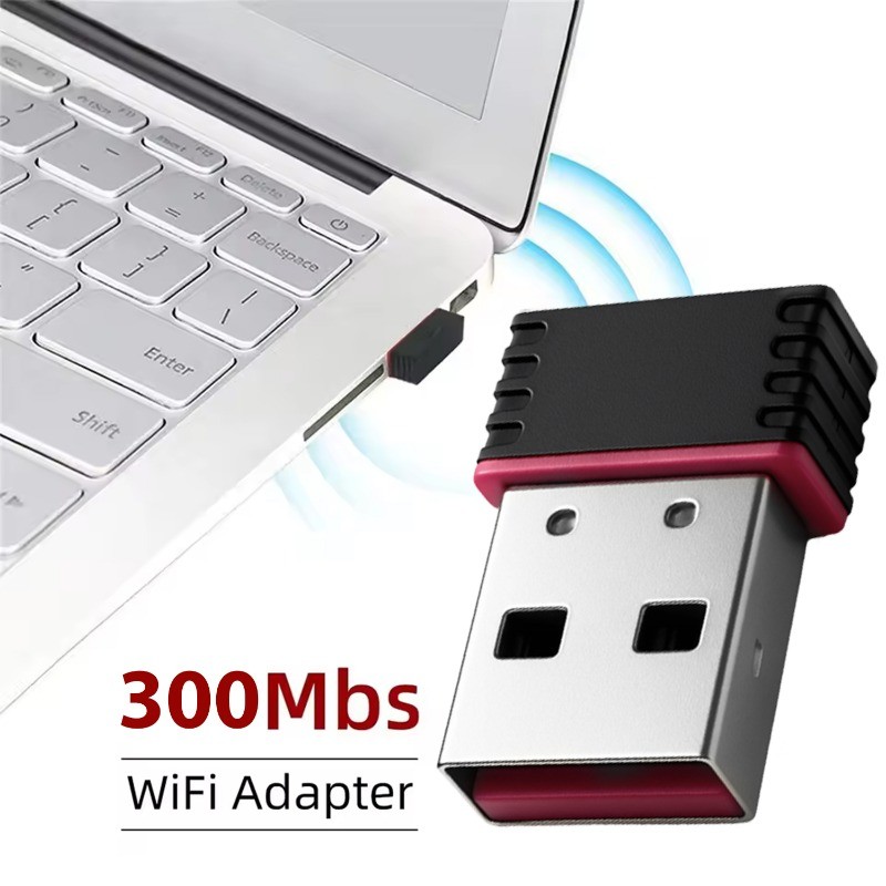 Smooth RTL8188FTV USB Dongles - Bộ chuyển đổi USB loại C bền bỉ - Card mạng không dây tín hiệu ổn định cho R36S R36H​