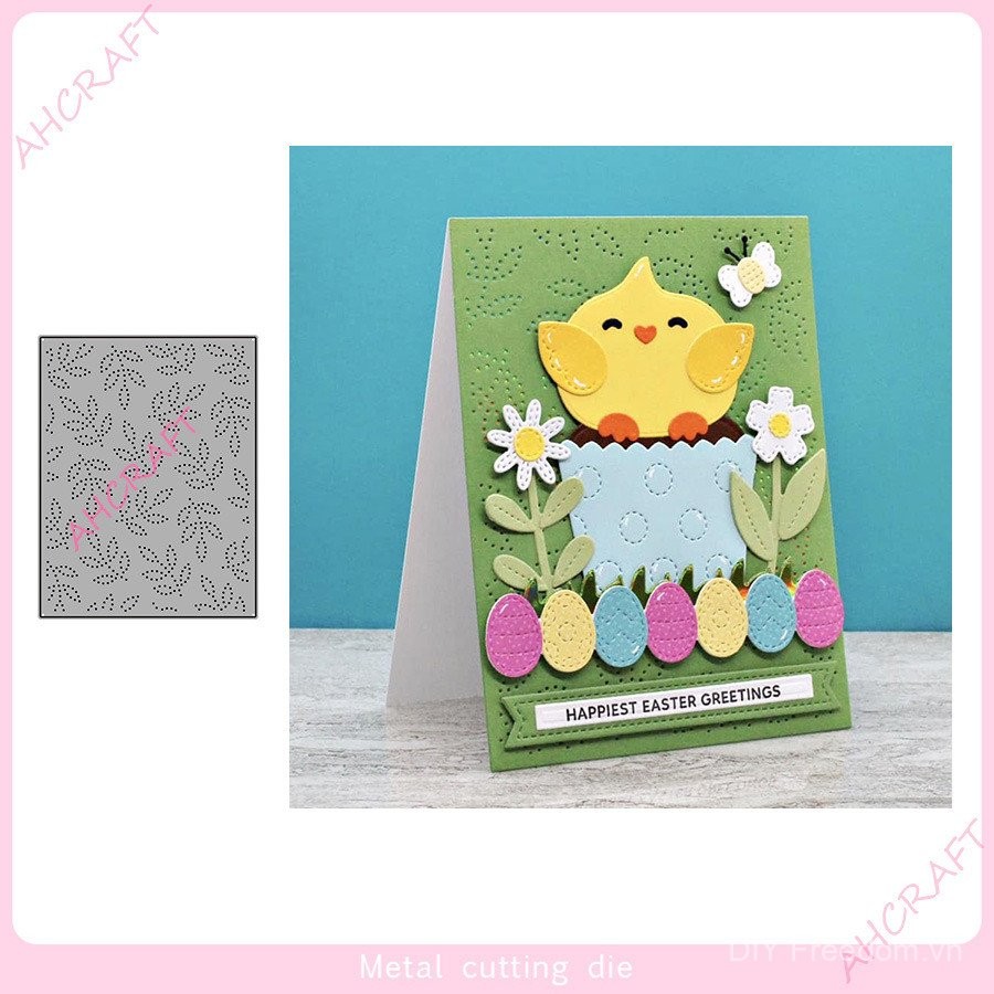 Khung Lá Cắt Thép Carbon Khuôn Sổ Lưu Niệm Dập Nổi Khắc Bản Mẫu DIY Album Ảnh Thiệp Chúc Mừng Giấy Thủ Công Cắt Chết Sổ Tay Trang Trí