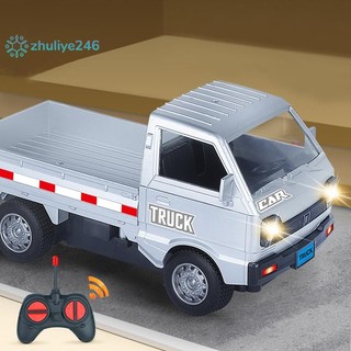 < zhuliye246 > 1: 16 RC Xe Mô Phỏng Trôi Leo Xe Tải Đèn LED Haul Hàng Hóa Điều Khiển Từ Xa Đồ Chơi Điện Cho Trẻ Em