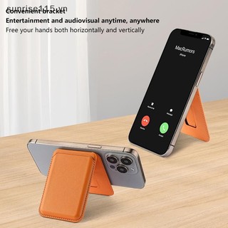 Hộp đựng thẻ ví da từ tính SRVN cho 16 15 14 13 Pro Max Hộp đựng điện thoại ẩn ID ngân hàng Hộp đựng thẻ bỏ túi.